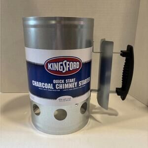 New Kingsford Quick Start Charcoal Chimney Starter Steel Easily Starts Even Fire